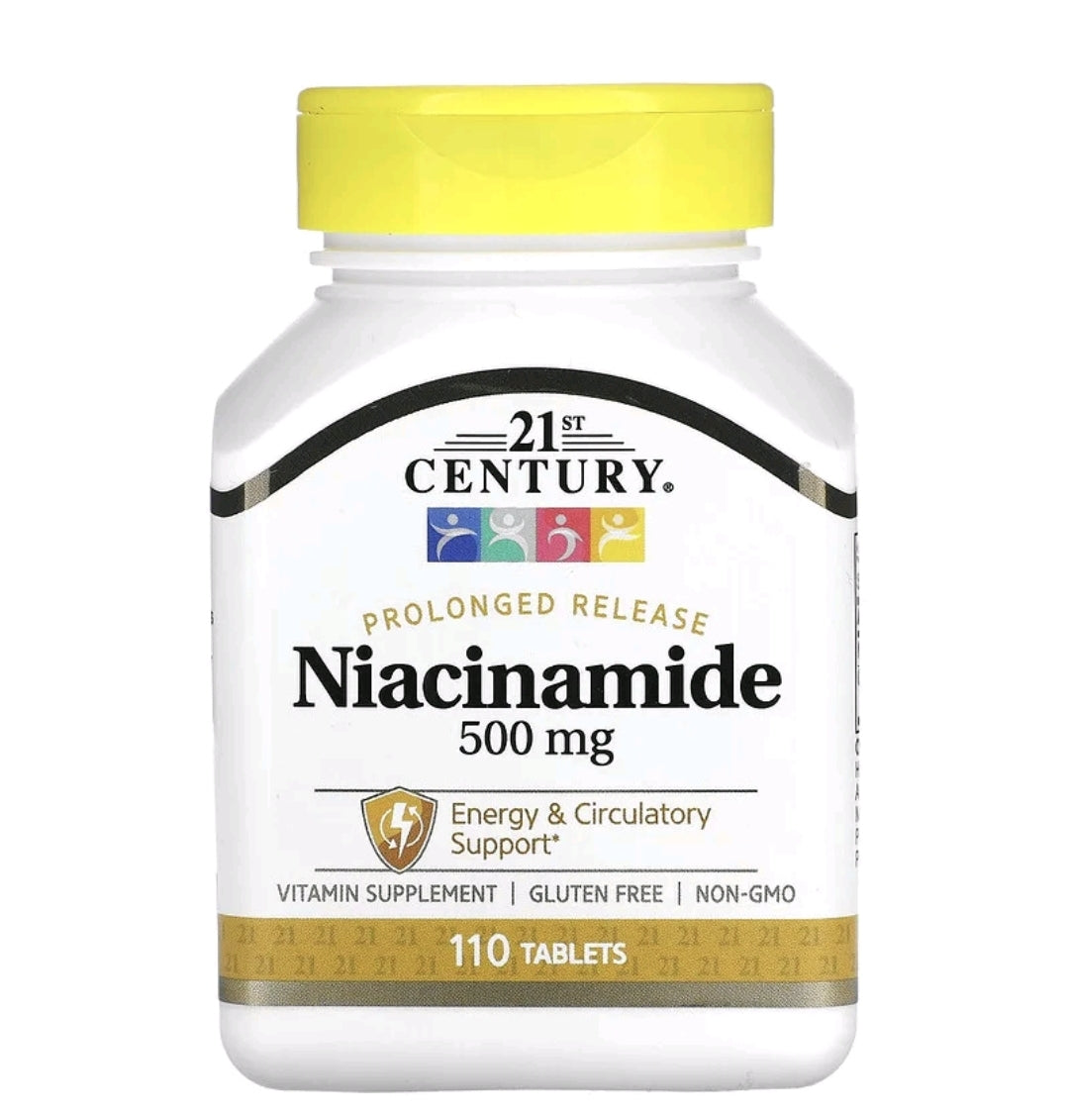 Niacinamide, 500 mg, 110 Tablets