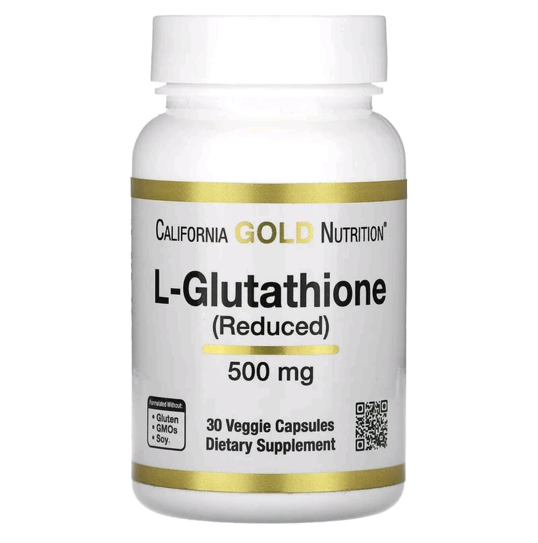 L-Glutathione (Reduced), 500 mg, 30 Veggie Capsules