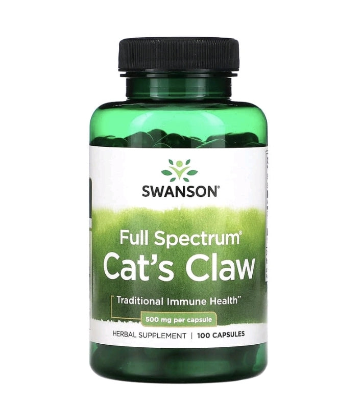 Full Spectrum Cat's Claw 500mg, 100 Capsules