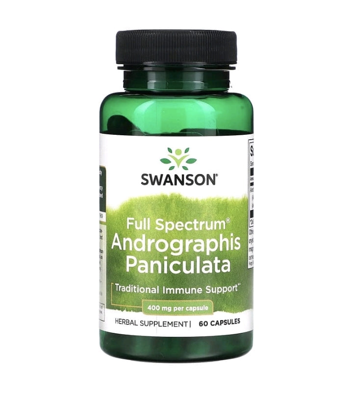 Full Spectrum Andrographis Paniculata, 400 mg, 60 Capsules