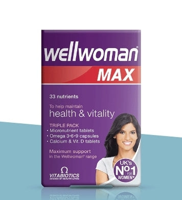 Wellwoman Max
84 Tablets/Capsules