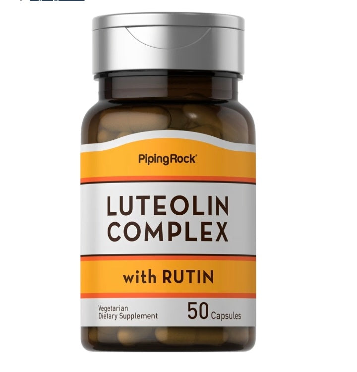 Luteolin Complex with Rutin, 100 mg, 50 Vegetarian Capsules