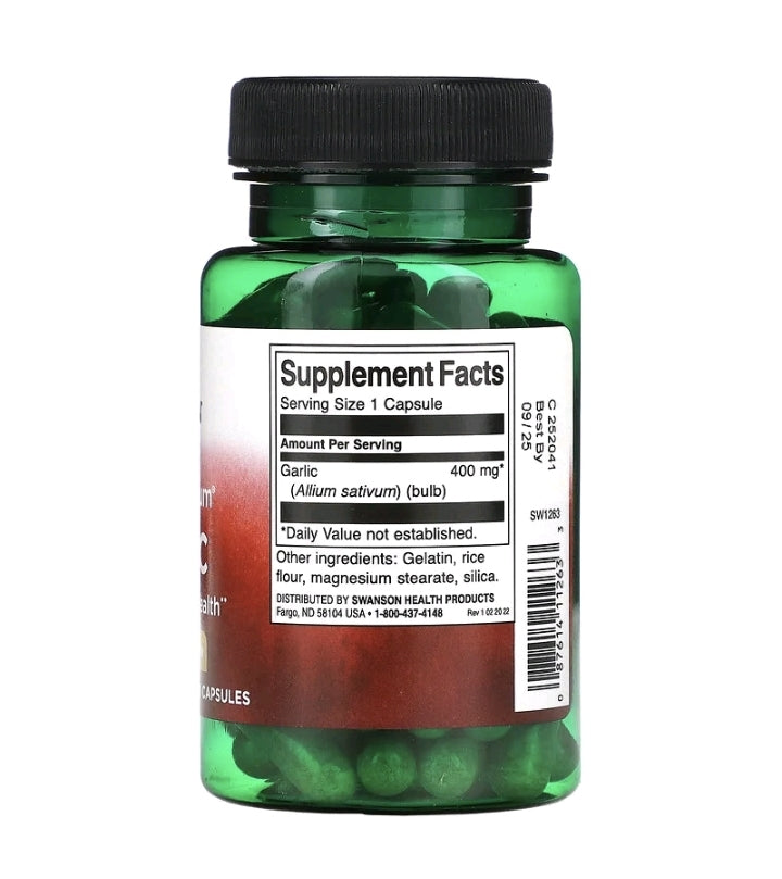 Full Spectrum Garlic, 400 mg, 60 Capsules