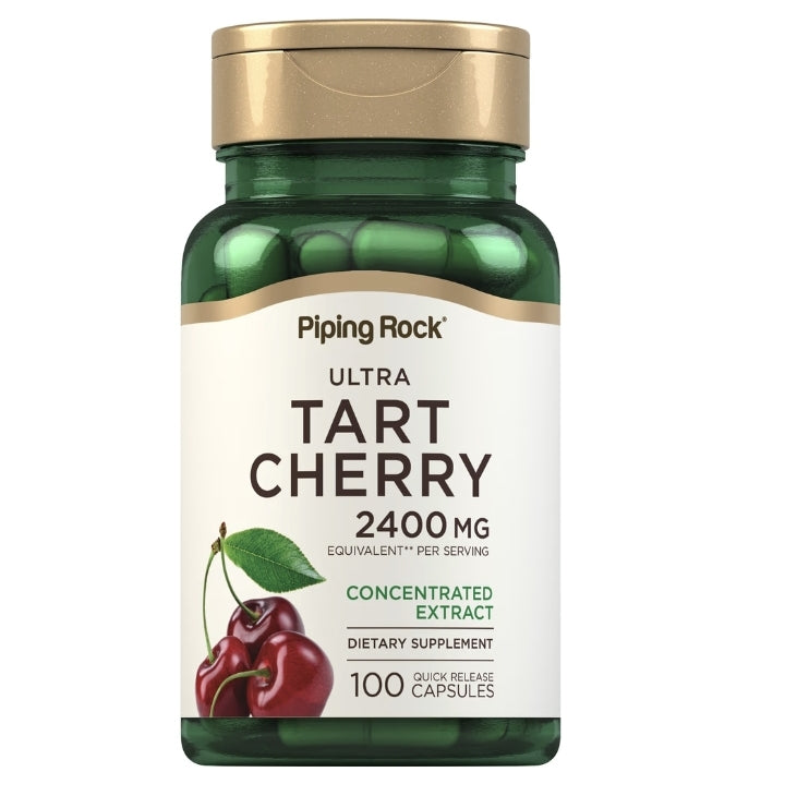 Ultra Tart Cherry, 2400 mg (per serving), 100 Quick Release Capsules