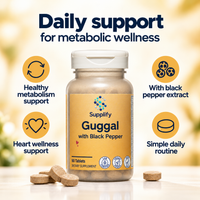 Supplify Guggul with Black Pepper – 90 Tablets