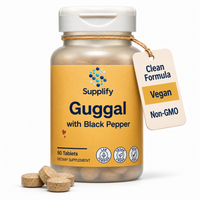 Supplify Guggul with Black Pepper – 90 Tablets