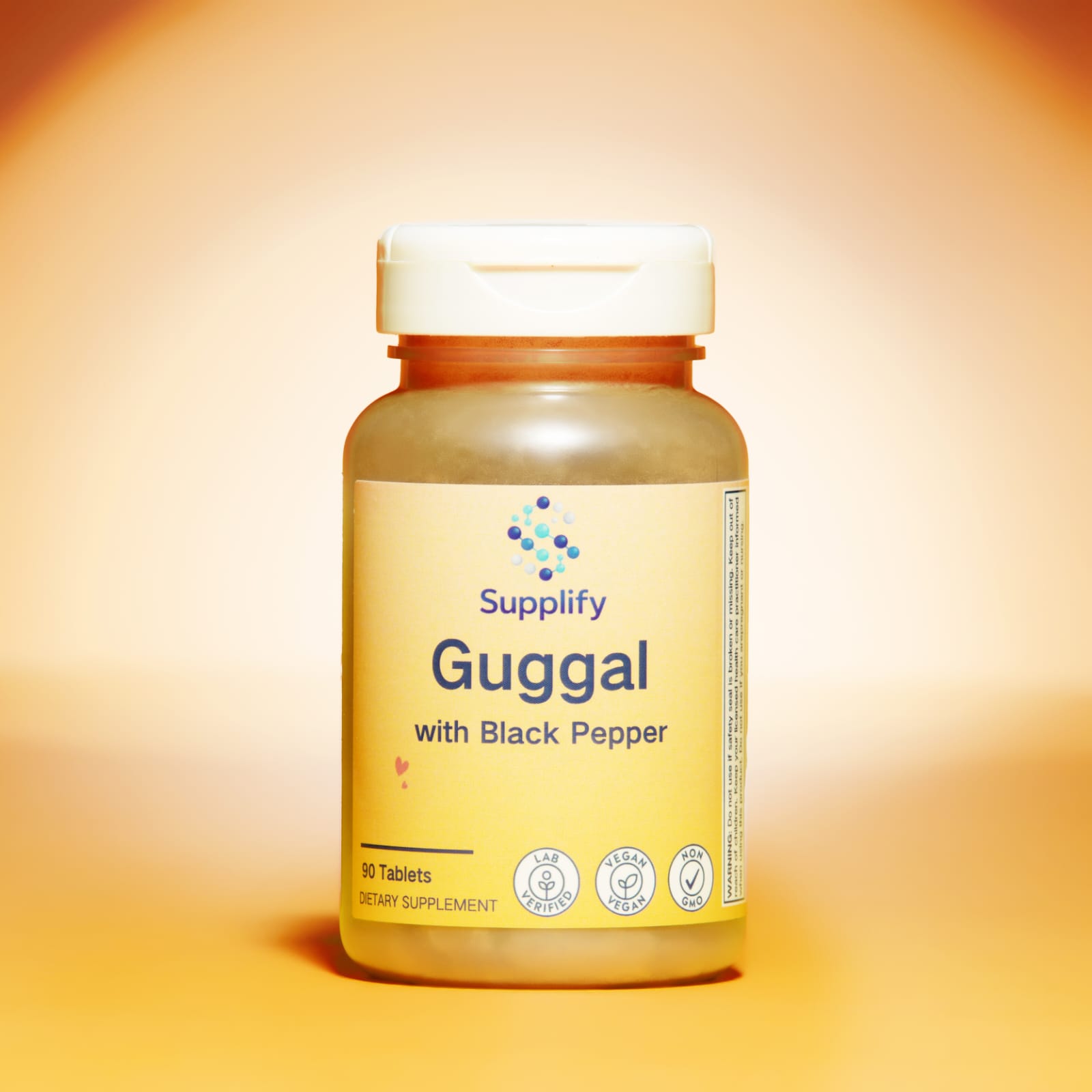 Supplify Guggul with Black Pepper – 90 Tablets