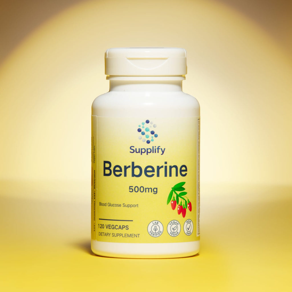 Supplify Berberine 500mg – 120 VEGAN CAPS