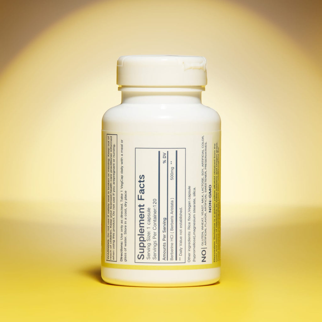 Supplify Berberine 500mg – 120 VEGAN CAPS