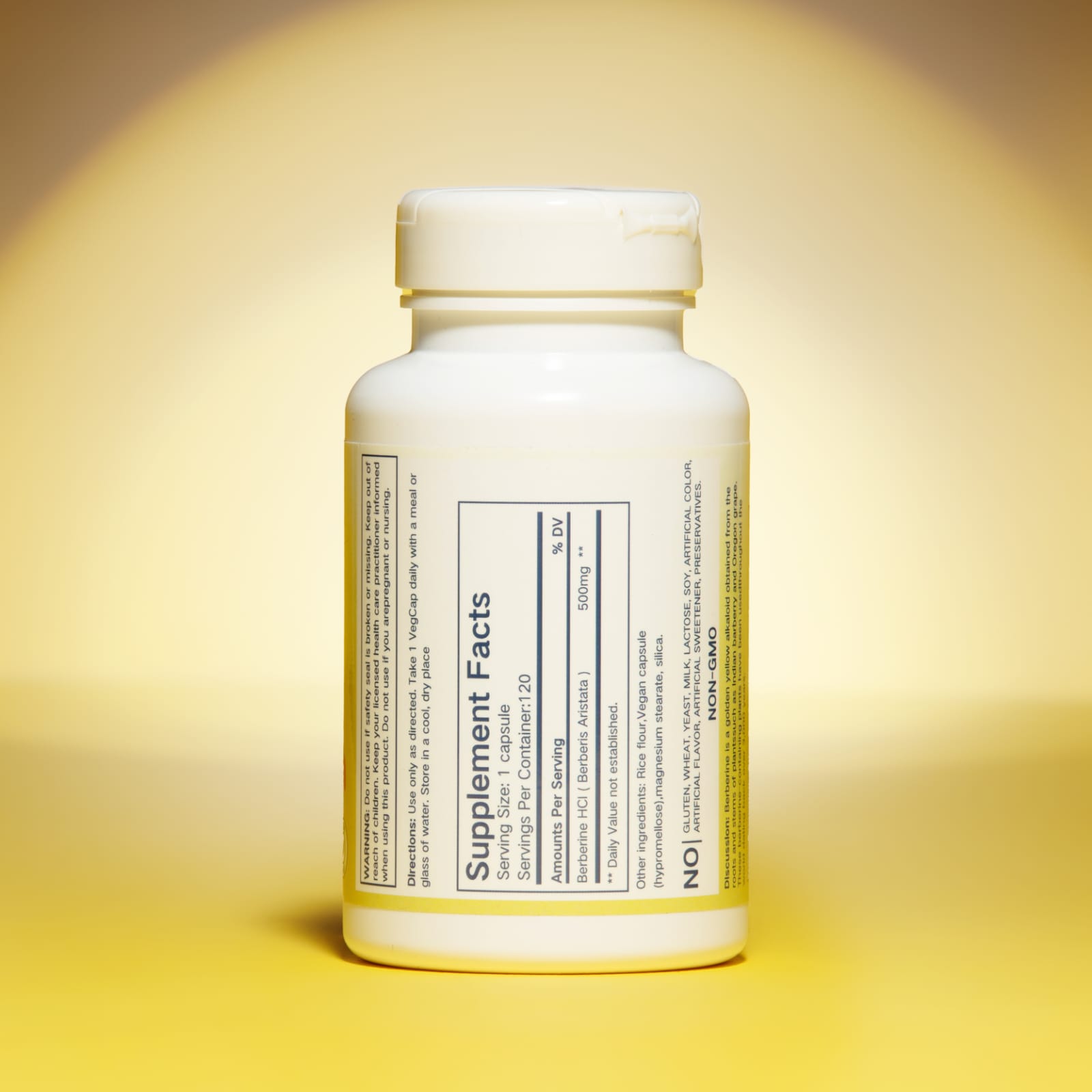 Supplify Berberine 500mg – 120 VEGAN CAPS