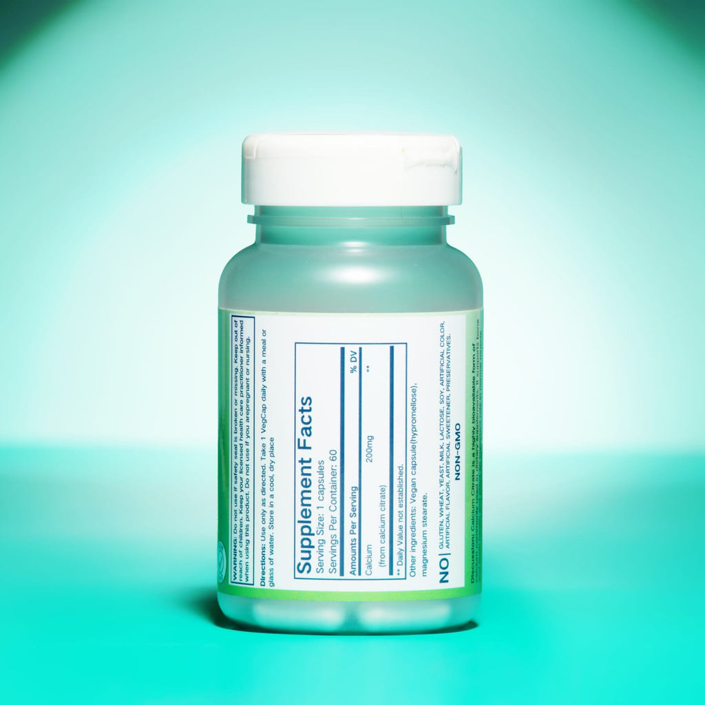 Supplify Calcium Citrate 200mg – 60 Veg Capsules