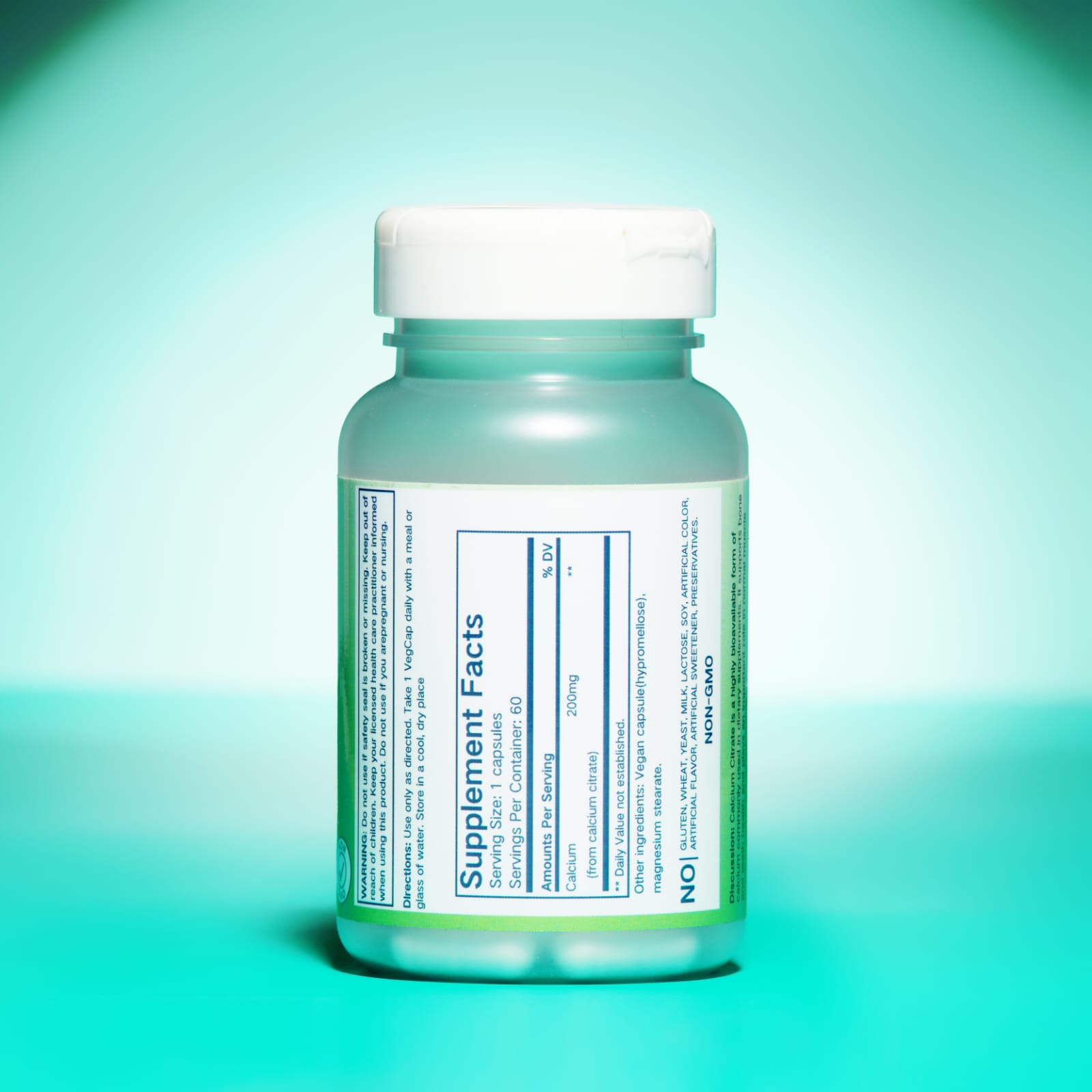 Supplify Calcium Citrate 200mg – 60 Veg Capsules