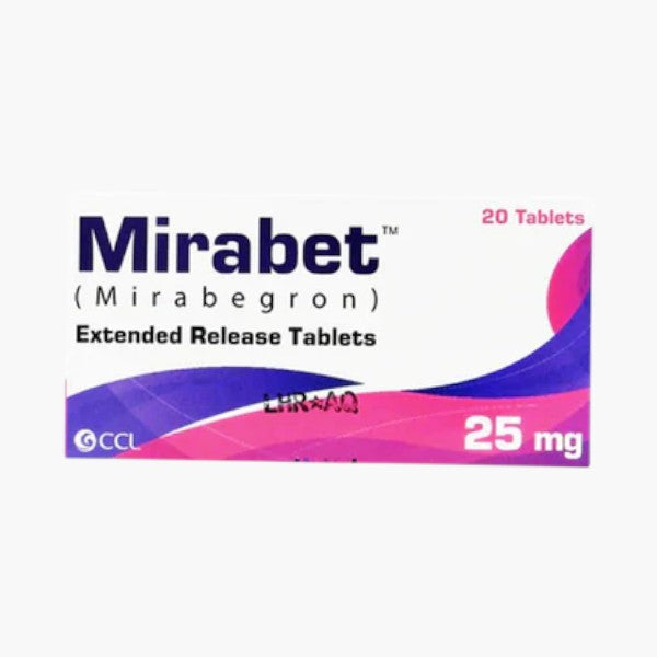 Mirabet 25mg, 20 Ct - CCL