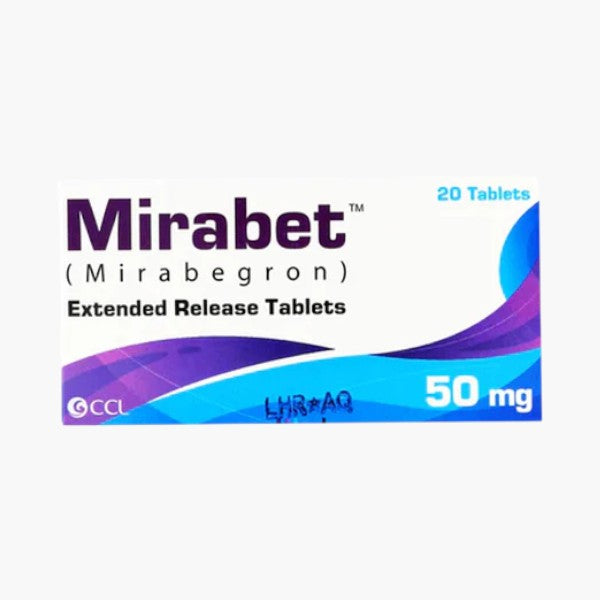 Mirabet 50mg, 20 Ct - CCL