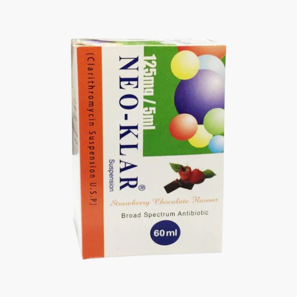 Neo-klar Suspension 125mg/5ml, 60ml - CCL