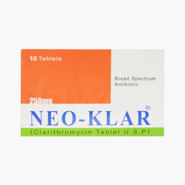 Neo-klar Tablets 250mg, 10 Ct - CCL