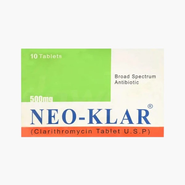 Neo-klar Tablets 500mg, 10 Ct - CCL