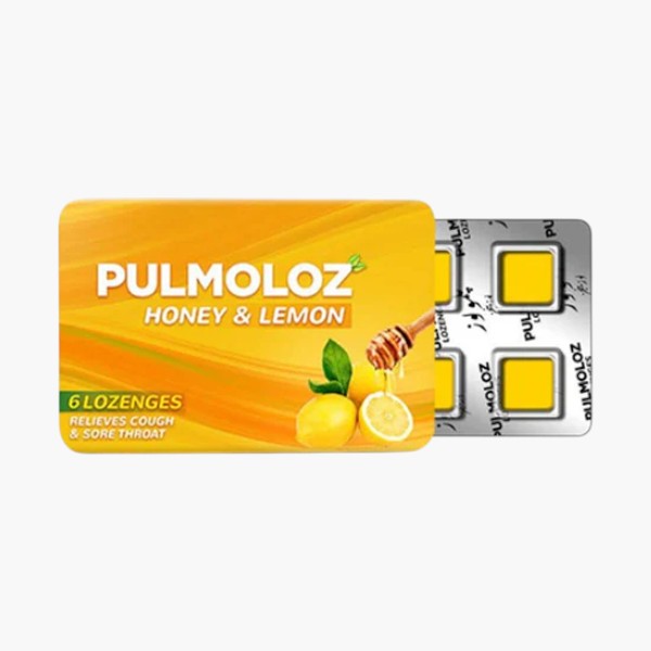 Pulmoloz Lozenges Honey & Lemon Blister, 6 Ct - CCL