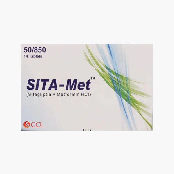 Sita-Met (Metformin/Sitagliptin) 50/850mg, 14 Ct - CCL