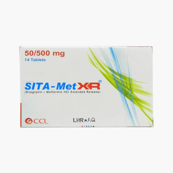 Sita-Met XR (Sitagliptin/Metformin) 50/500mg, 14 Ct - CCL