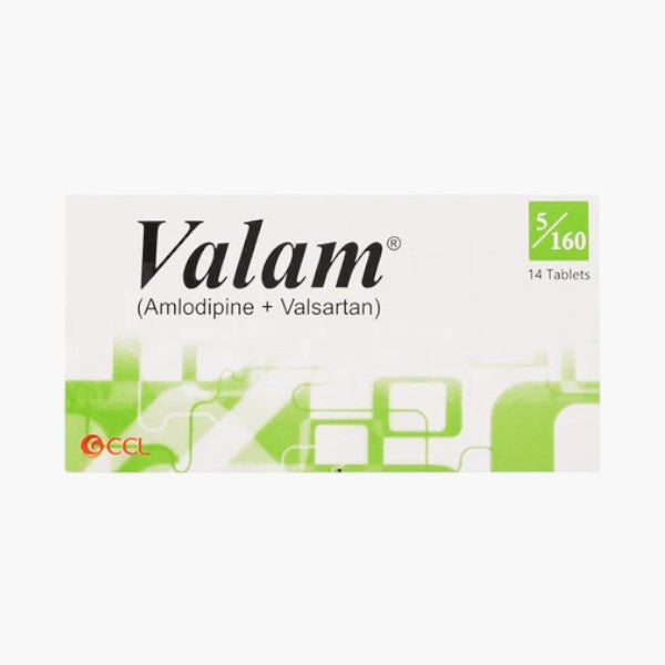 Valam 5/160mg, 14 Ct - CCL