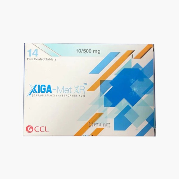 Xiga Met XR (Dapagliflozin/Metformin) 10/500mg, 14 Ct - CCL