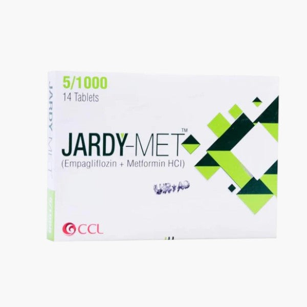 Jardy-Met (Empagliflozin/Metformin) Tablets 5/1000mg, 14 Ct - CCL