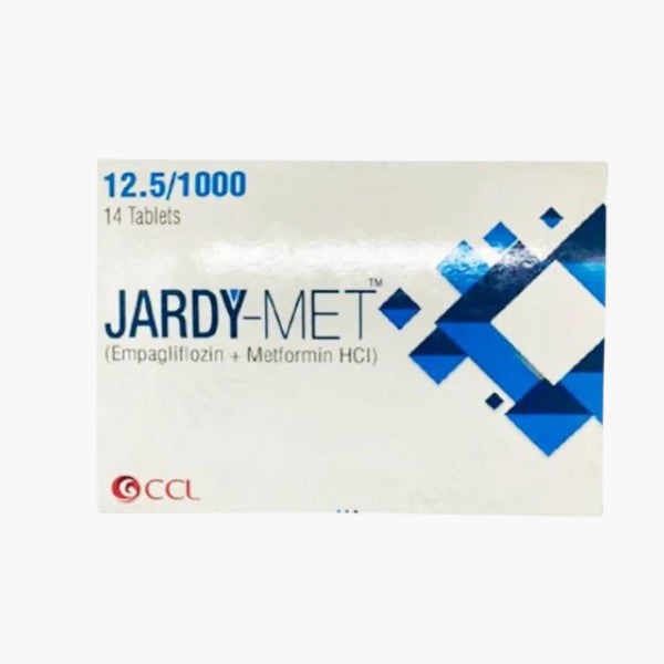 Jardy-Met (Empagliflozin/Metformin) Tablets 12.5/1000mg, 14 Ct - CCL