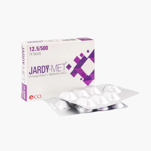 Jardy-Met (Empagliflozin/Metformin) Tablets 12.5/500mg, 14 Ct - CCL