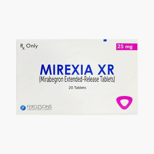 Mirexia XR 25mg, 20 Ct - Ferozsons