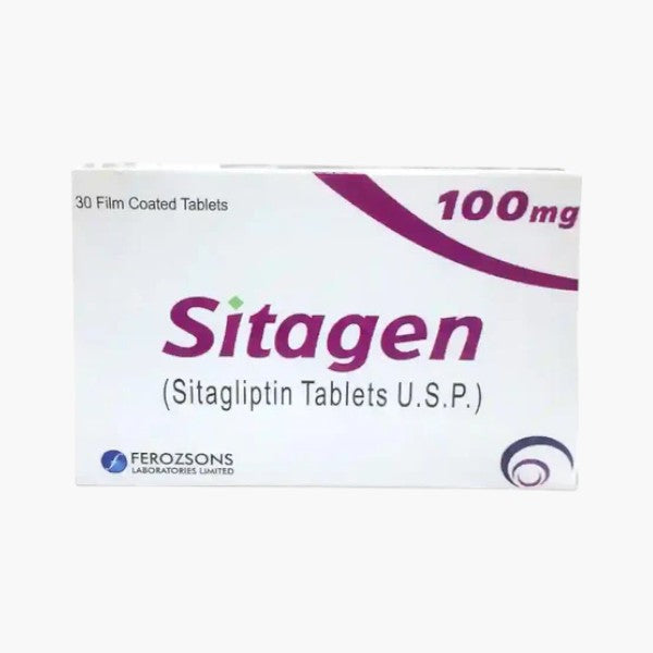 Sitagen Tablets 100mg, 30 Ct - Ferozsons