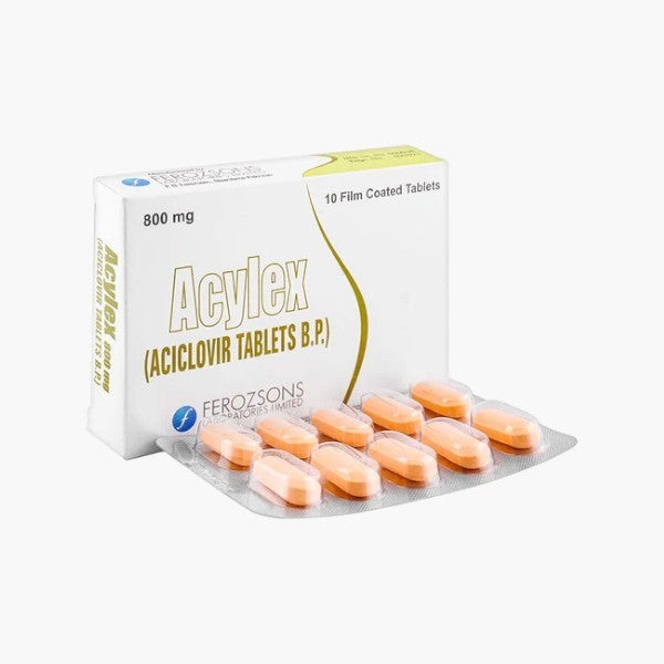 Acylex 800mg, 10 Ct - Ferozsons