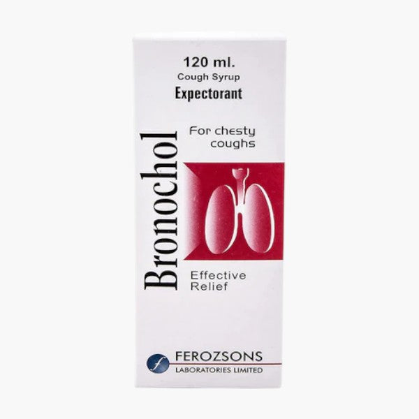 Bronochol Cough Syrup, 120ml - Ferozsons