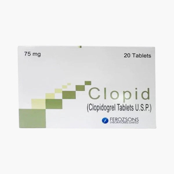 Clopid 75mg, 20 Ct - Ferozsons