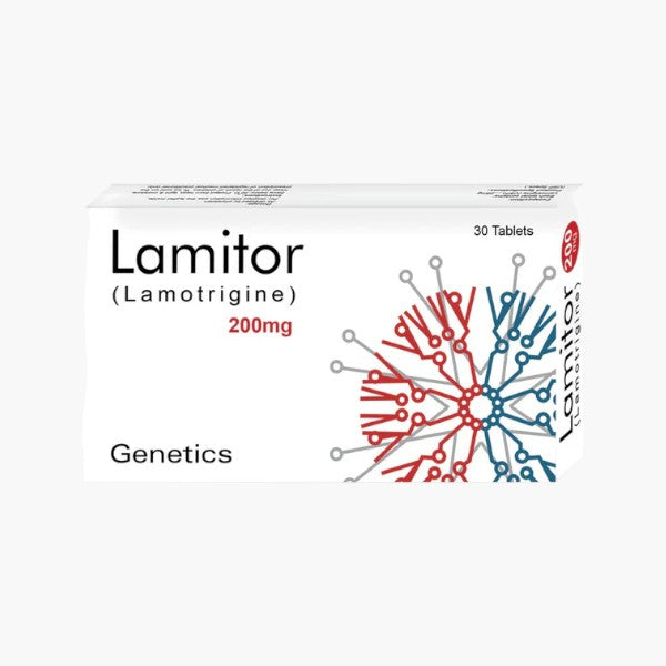 Genetics Lamitor 200mg, 30 Ct