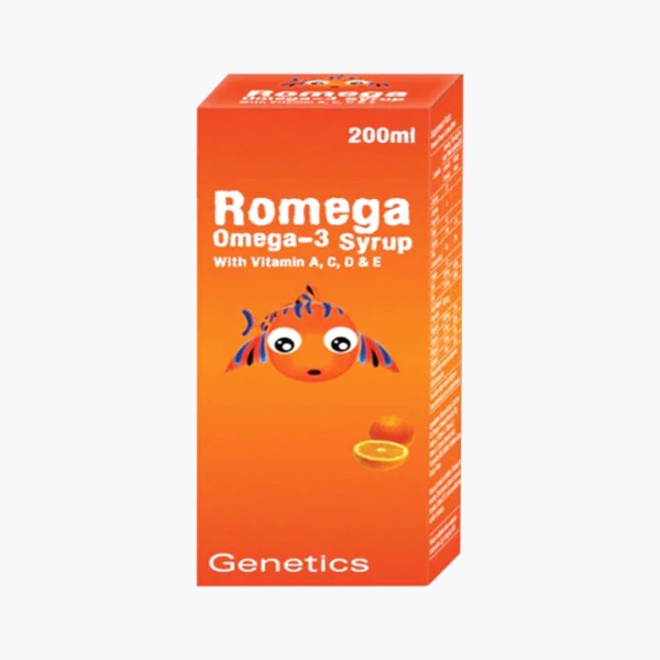 Genetics Romega Omega-3 Syrup, 200ml