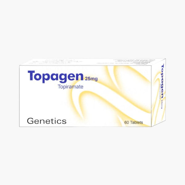 Genetics Topagen 25mg, 60 Ct