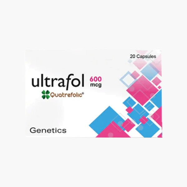 Genetics Ultrafol 600mcg, 20 Ct