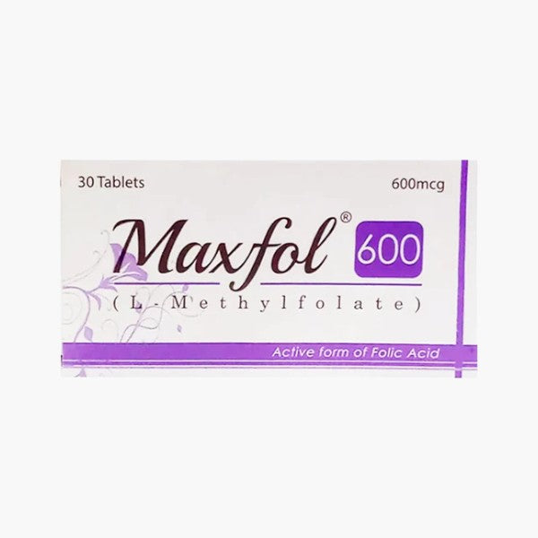 Maxfol Tablets 600mcg, 30 Ct - Vida Laboratories