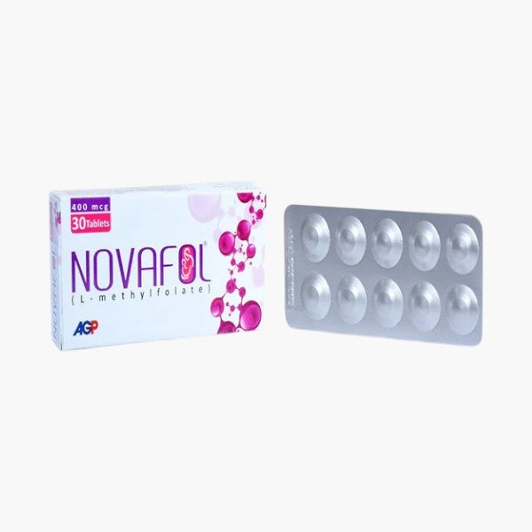 Novafol (L-Methylfolate) 400 mg, 30 Ct - AGP