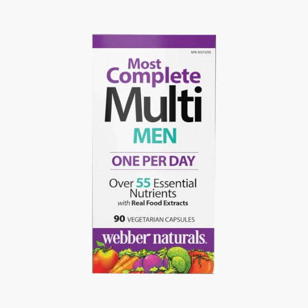 Webber Naturals Men's Most Complete Multi, 90 Ct