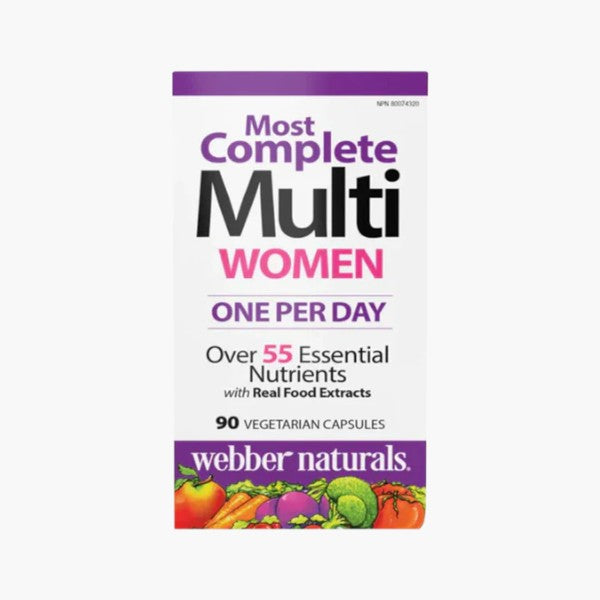 Webber Naturals Women's Most Complete Multi, 90 Ct