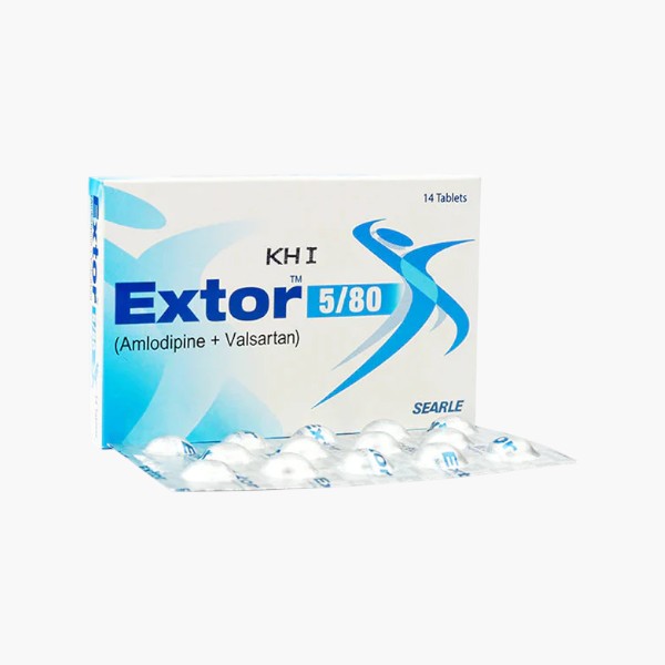 Extor Tablet 5/80mg, 14 Ct - Searle