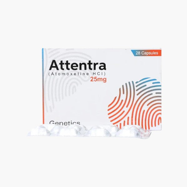 Genetics Attentra 25mg, 28 Ct