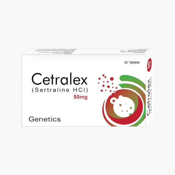Genetics Cetralex 50mg, 30 Ct
