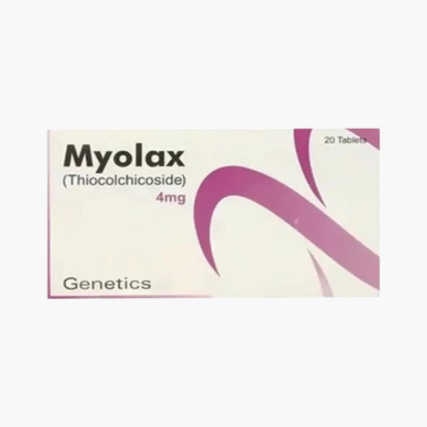 Genetics Myolax 4mg, 20 Ct