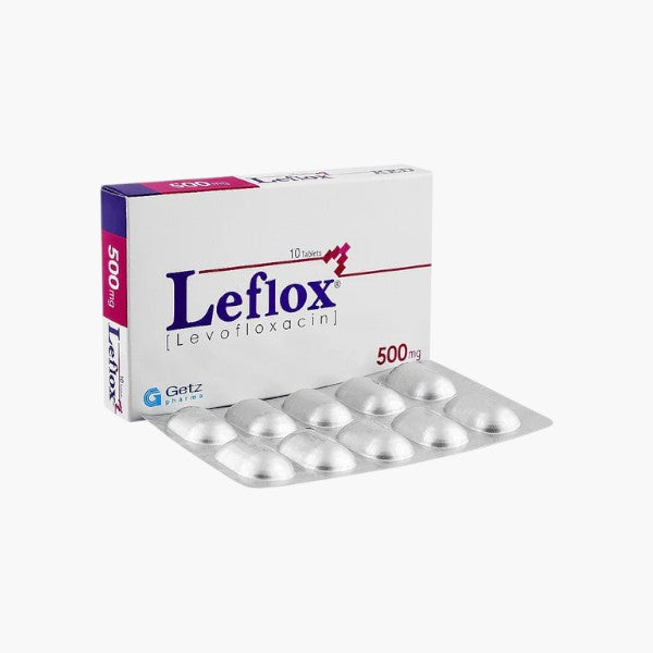 Leflox 500mg Tablet, 10 Ct - Getz Pharma
