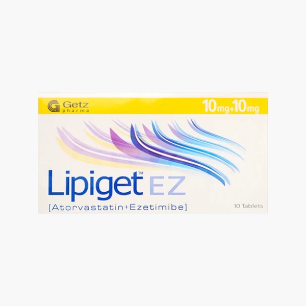 Lipiget Ez Tablet 10/10mg, 10 Ct - Getz Pharma