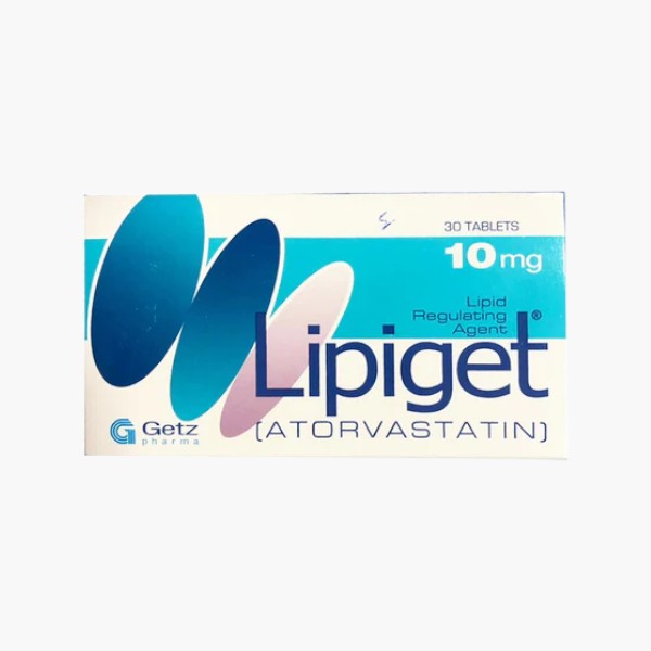 Lipiget Tablet 10mg, 30 Ct - Getz Pharma
