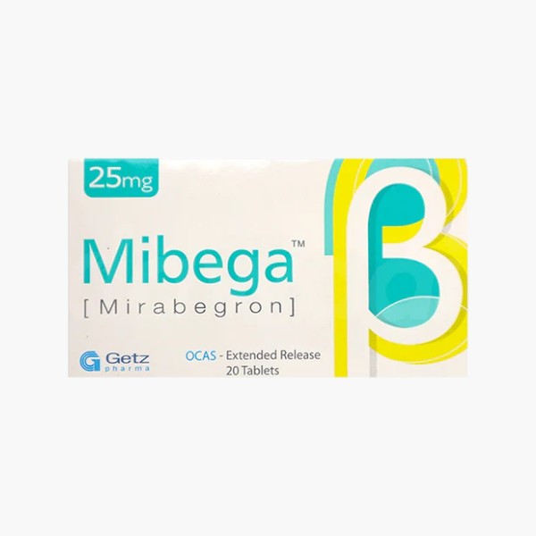 Mibega Tablet 25mg, 20 Ct - Getz Pharma